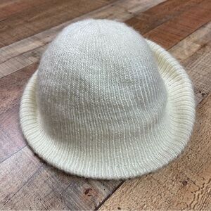 Vintage Made in USA Cotton bucket hat EVERITT Bowler Hat Cream